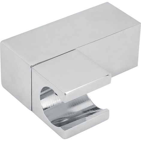 Kupfer-Handbrausekopfhalterung für den Haushalt, quadratische Befestigungsklammer, 360° drehbar (1/5)