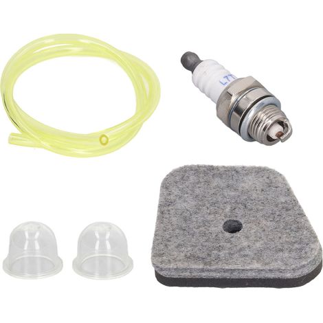 Filtres à air, bougies d'allumage, filtres à essence et poires d'amorçage pour débroussailleuses Stihl FS90, FS100, FS110, FS130 et modèles similaires. (1/5)
