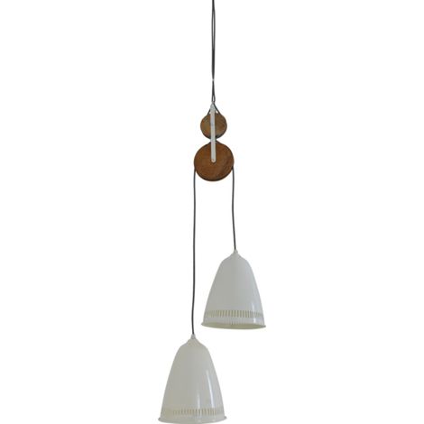 Naeve JAIPUR Suspension Plafonnier Blanc 2xE27 (1/5)