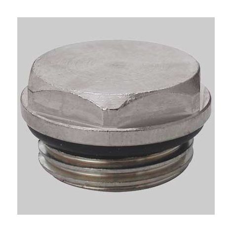 FAR 4125 Tappo Cromato Diam.1/2" Maschio Per Derivazioni Collettore - 4125 12