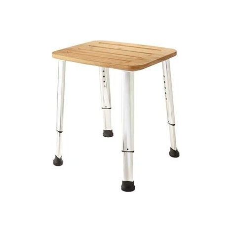 Sapho - Tabouret de salle de bains, bambou AE865 (1/5)