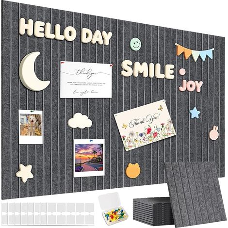 Cork Picture 120 x 90, Decorative Wall Panel, 12 Pieces Cork Wall (1/5)