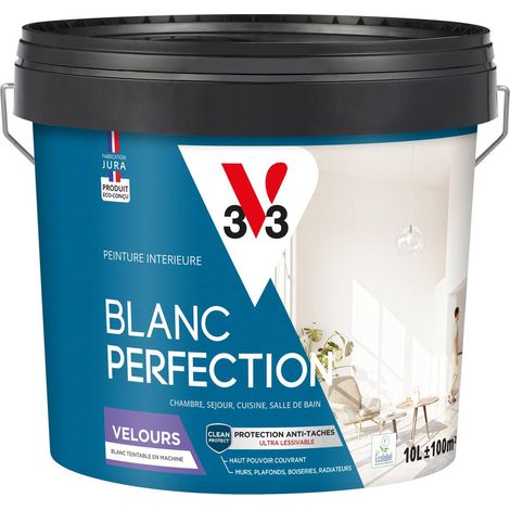 Peinture intérieure Blanc Perfection® V33 Blanc Velours 10L