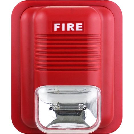 Tuya Sirena di Allarme Antincendio Cablata con Lampeggiante (1/4)