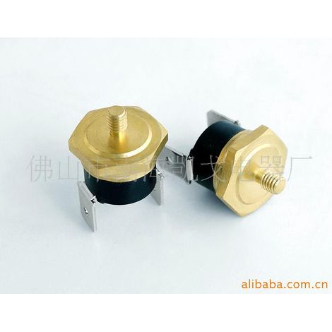 KSD301 copper cap thermostat, copper head thermostat (illustrated)