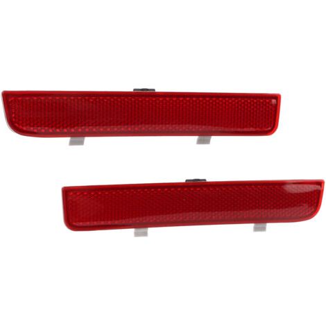 QORVA-1 paire de réflecteurs de pare-chocs arrière LR006348 réflecteur de marqueur de pare-chocs arrière pour Range Rover L322 Freelander 2 L359 (1/5)