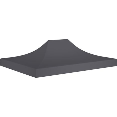 Techo de carpa para celebraciones gris antracita 4,5x3m 270g/m² vidaXL