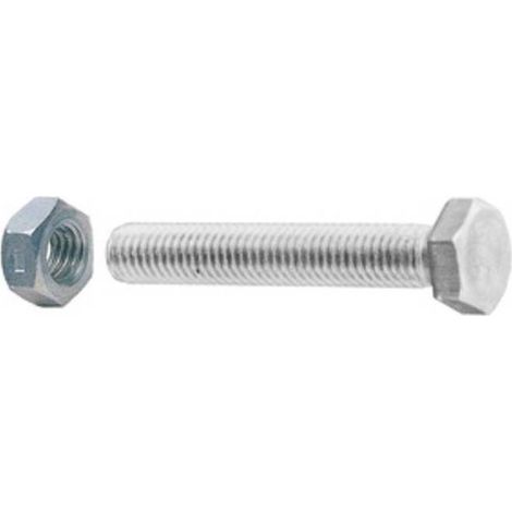 5 x SC VITI A METALLO TESTA ESAG 12X 50 ZINC C/DADO  4PZ