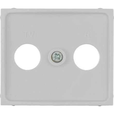 Abdeckung für TV/R-Signalsteckdose, Farbe Weiß, Europa Solera-Serie ERP47TLV