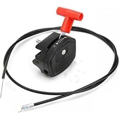 Cable de acelerador y palanca de arranque universales de 142,56 pulgadas para cortacéspedes. (1/5)