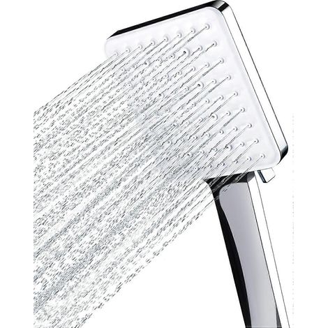 Pommeau de douche haute pression à 6 jets, le seul pommeau de douche puissant, large et universel qui permet d'économiser l'eau. - AquaForge (1/5)
