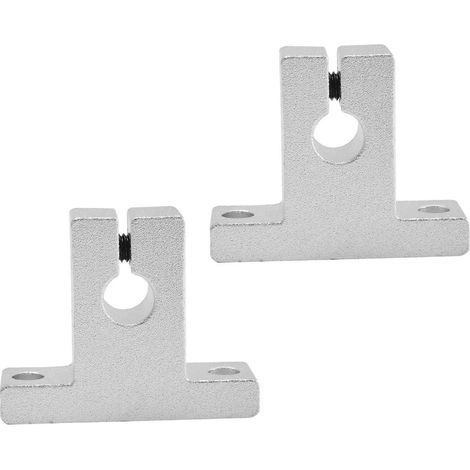 Support de rail de guidage pour mouvement linéaire, tige de serrage, support de rail de guidage, base de montage d'accouplement SK8 8 mm (1/5)