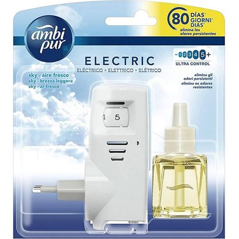 Apparecchio Elettrico Ambipur + Ricarica Deodorante Sky Fresh