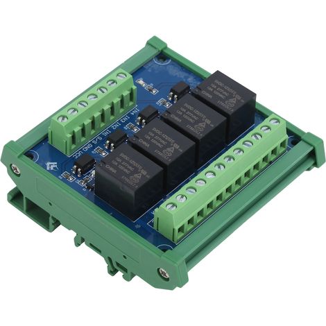 4-Kanal-5V-Relaismodul mit Trennoptokoppler und SPS-Signalverstärkerplatine (1/5)