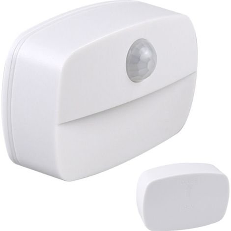 Lampe LED Avec Capteur De Mouvement - 6 LED Blanc Froid 6000K - Pour Armoire Tiroir Meuble Garde-Robe - Fonctionne Sur Piles AAA - 1 Pièce (1/5)