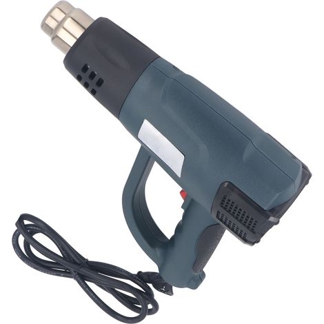 Pistolet à air chaud réglable 60-600°C numérique pour soudure, kit thermique avec 4 buses, gaine thermorétractable, bricolage, prise EU 220V (1/5)