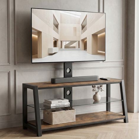 Mobile TV con supporto girevole in MDF e metallo OKMYHOME (1/5)