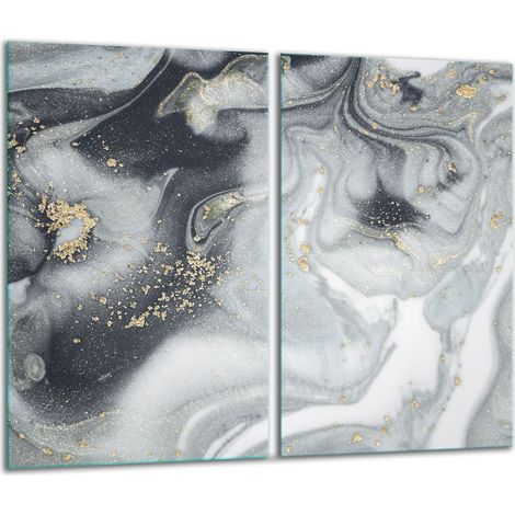 Tagliere in vetro 2x 30x52 in marmo (1/5)