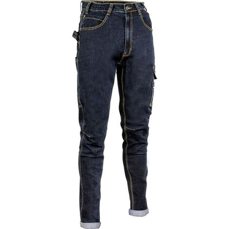 Jean Cabries Bleu Cofra T50 Résistant, Confortable, Denim De Travail - Cofra (1/3)
