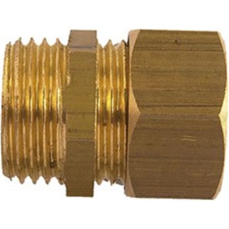 Raccord biconique simple M15x21 D 12 écrou 3/8 - GARIS - D270049 (1/3)