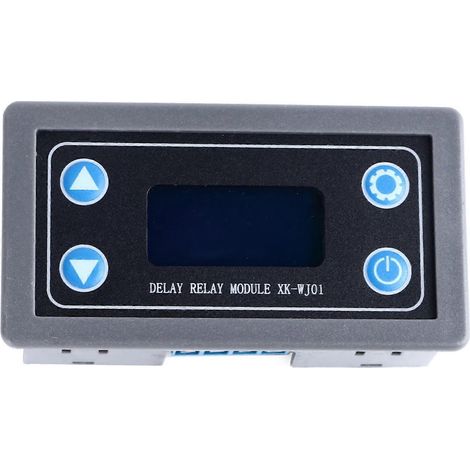 1-Kanal-Relaismodul mit Verzögerungsschaltung für Ausschaltzeiten, Auslösezyklus-Timer-Modul XY‑WJ01 6‑30