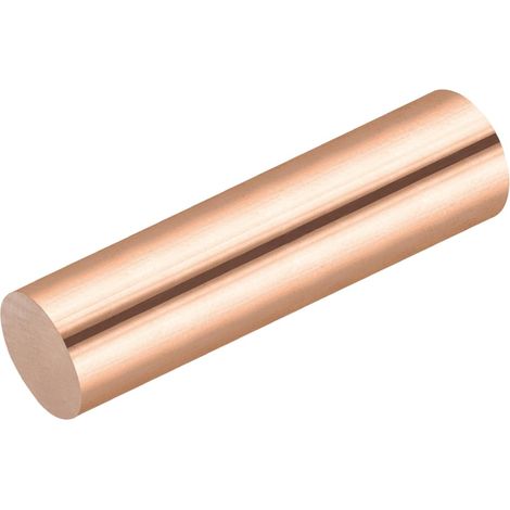 1 Pack Tige Ronde En Cuivre naturel 25mm/0.98 Pouce Diamètre 100mm/4 Pouce Longueur Tige En Cuivre Massif Barre Pour Tournage DIY Artisanat Métallique Loisirs Travail Des Métaux (1/5)