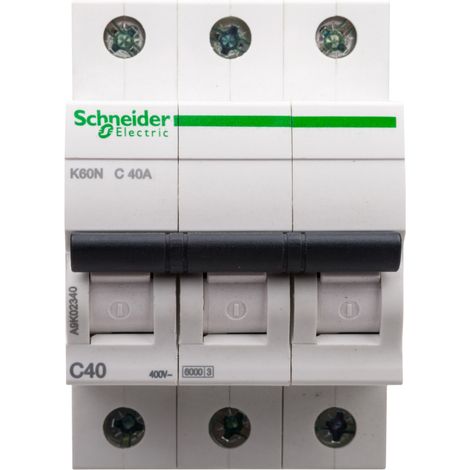 K60N Überstromschutzschalter C 40A 3P 3M 6KA ACTI 9 A9K02340