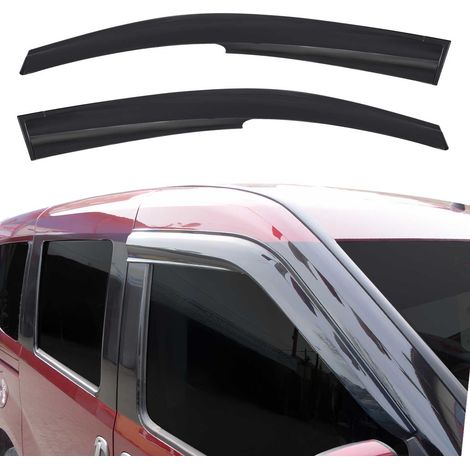 Déflecteurs De Vent Pluie d'air Compatible avec VW Caddy 2003-2015 Acrylique 2 Pcs