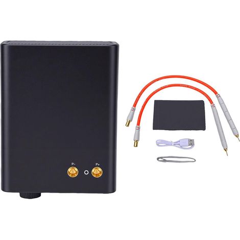 Tragbares Punktschweißgerät 0,1–0,4 mm, 13000 W, Dual-Puls-Lithium-Akku-Schweißgerät mit 10000-mAh-Akkuanzeige, für (1/5)