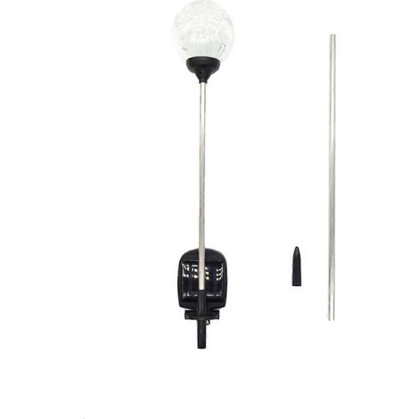4er-Pack Solar-Gartenleuchten mit farbwechselnden LED-Kugeln, wasserdicht, für Gartenwege und -flächen