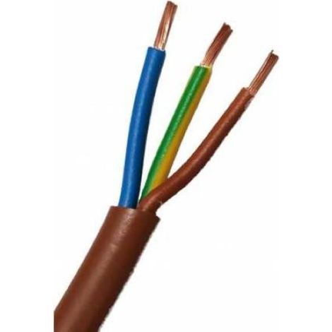 Cavo tripolare electraline fs18 3g2,5 10 metri marrone - 16012