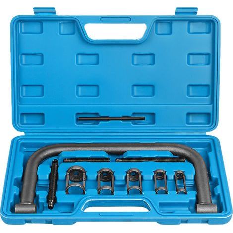 Kit de Leve Soupape Auto, 16-30mm Compresseur Ressort Soupape, 10 Pièces Compresseur de Ressort de Soupape, Lève Soupape Demonte Outil Soupape pour Auto Moto Voiture
