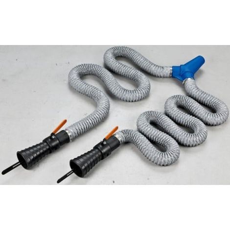 BAHCO - Tuyau double échappement pour BUCPE. Longueur 3M