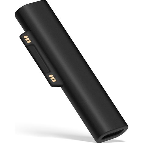 Adaptateur de charge, prise en charge PD jusqu'à 45 W (15 V/3 A) Charge rapide, connecteur de charge magnétique USB C femelle vers pour ordinateur portable Pro7/6/5/4 (1/5)