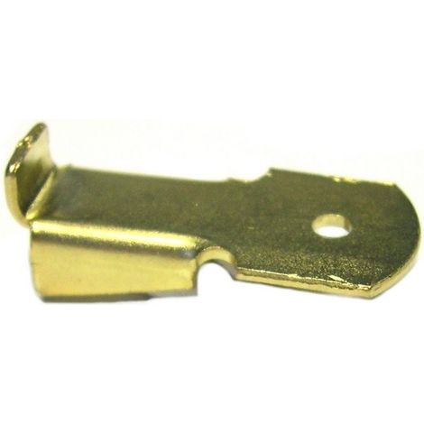 Tassello standard per cremagliera MONIN SAS - Lunghezza 32 mm - Acciaio ottonato - 522110