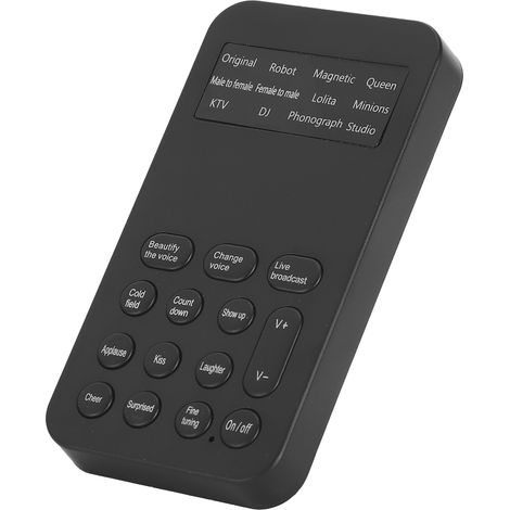 Changeur de voix homme/femme pour jeux et diffusions en direct sur téléphone ou ordinateur - Carte son mini universelle (1/5)