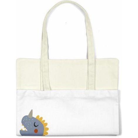 Sac Shopping - Tote Bag En Coton Réutilisable - 48 X 55 Cm - Pour Courses Et Livres - 1 Pièce (1/4)