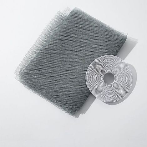 Moustiquaire fenetre, moustiquaire invisible antimoustique pour fenêtre à sable, moustiquaire antimoustique simple autoadhésive sans poinçonnage, fenêtre moustiquaire antimoustique,1.31.5m (1/5)