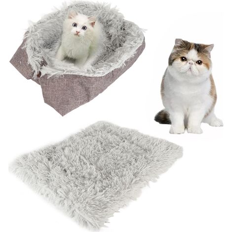 SJLERST Niche pour Chat, Lit pour Animaux Chien Chat,Maison pour Chat ,Niche pour Animaux de Compagnie Peut être utilisé pour Hamster, Lapin, Chien, Lapin d'Inde, Chat bébé (1/5)