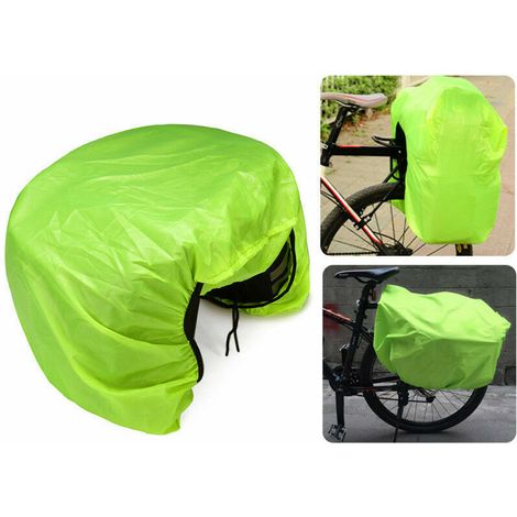 AGE Housse de pluie de vélo, housse de pluie de sac de vélo, pour sac de Ville, sac à dos, housse de pluie de sac de banlieue de vélo, ultra léger pliable (1/5)