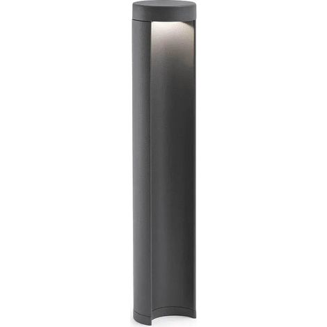 [GEBRAUCHT] B-Ware Faro Barcelona Pollerleuchte Bodenleuchte Led Chandra H45cm Grau Aluminium (1/2)
