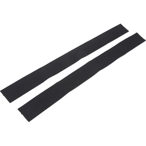 Joint de silicone noir pour couverture de plaque de cuisson, 25 pouces, 2 pièces dans un sachet, anti-huile et anti-taches, bande d'étanchéité pour espace de cuisine. (1/5)