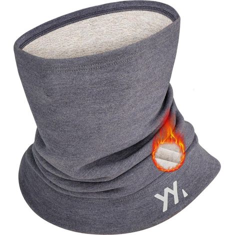 Schlauchschal Damen Herren Winter Warm Fleece Modal-Wolle Mix Schal Halswärmer (1/5)