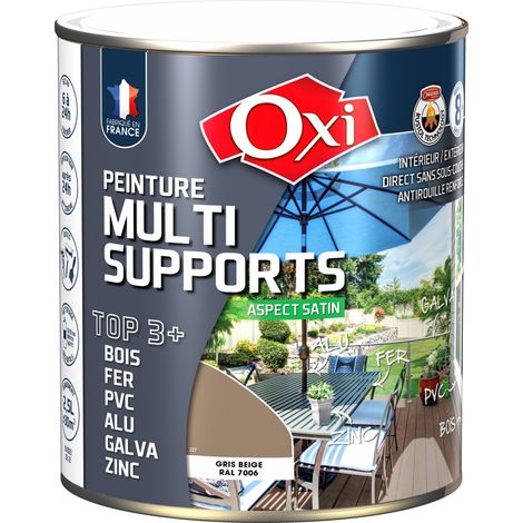 Owatrol-PEINTURE MULTI SUPPORTS SATIN-Solution intérieure/extérieure-Gris Beige (RAL 7006) 2.5 litres