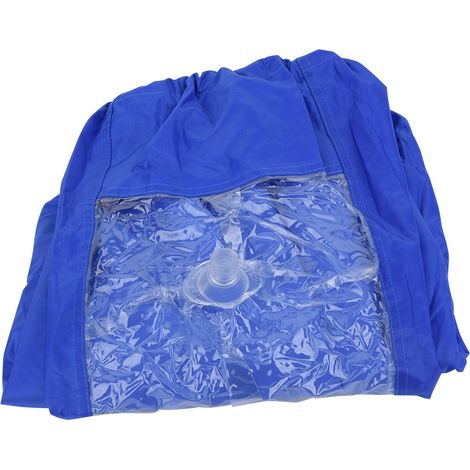Housse de protection imperméable pour climatiseur, lavable, couleur bleue