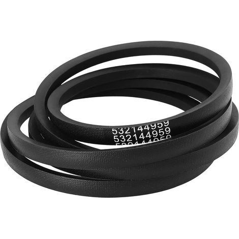 Replacement Mower Deck Drive Belt 144959 532144959 Compatible with SEARS Compatible with POULAN Compatible with RALLY 95x93x1/2 Inches Black (1/5)