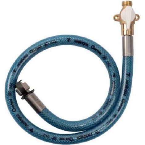 Kit ROAI + flexible inox gaz naturel - Longueur flexible 1500mm - écrou G1/2" + bouchon (1/3)