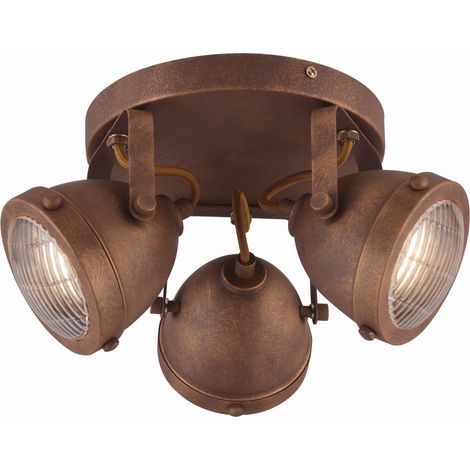 Plafoniera Candellux Frodo 98-71095 ruggine 3xGU10