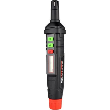 Gasleckmelder – Gasalarm – Gasdetektion – Hoch- und Niedrigalarm – 7 Zoll – Schwarz und Rot (1/5)