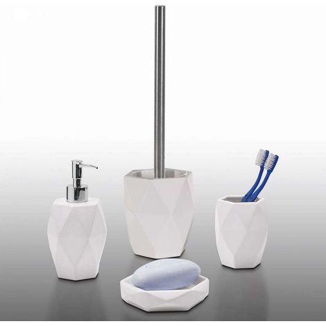 GEDY Dalia Porta Spazzolini Ceramica Bianco (1/3)